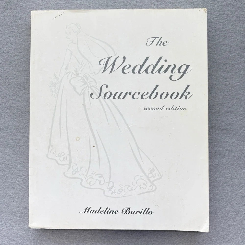 Vintage 1996 The Wedding Sourcebook Book Brides Wedding Planning Guide Classic